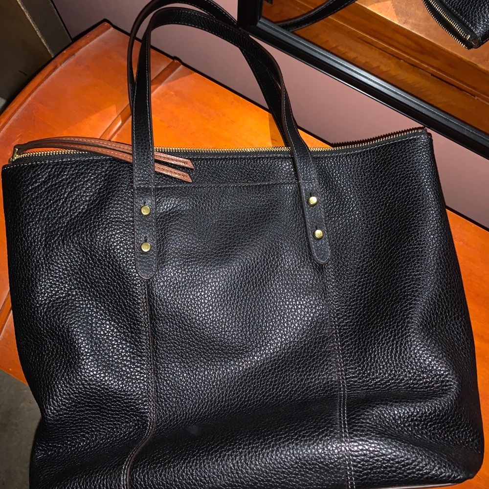 Fossil Black Tote Bag